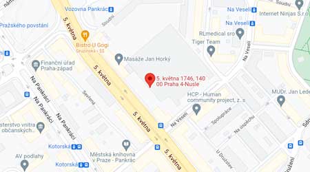 Mapa - 5. května 1746/22, Nusle (Praha 4), 140 00 Praha